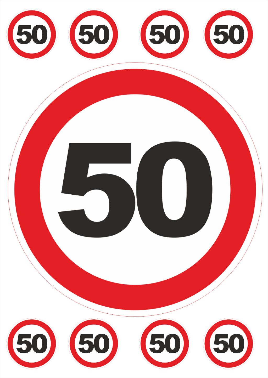 Image of Torta ostya - "50" A4 131.