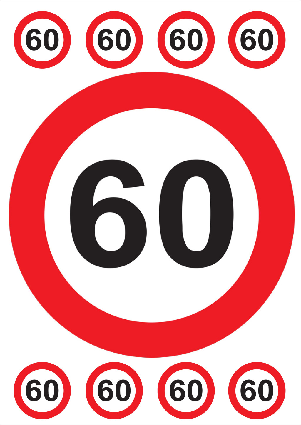 Image of Torta ostya - "60" A4 156.