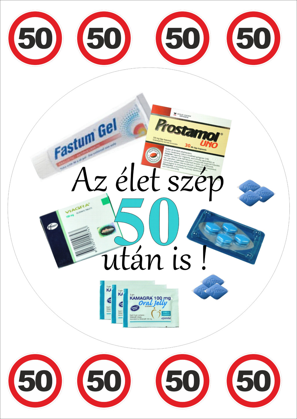 Image of Torta ostya - "Az élet szép 50 után is " 144.