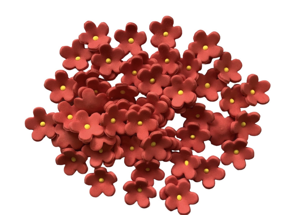 Image of Cukorvirág cseresznye - piros (25db)