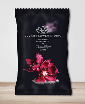 Image of Virágmassza Sugar Flower Studio 250g fehér , eper ízű