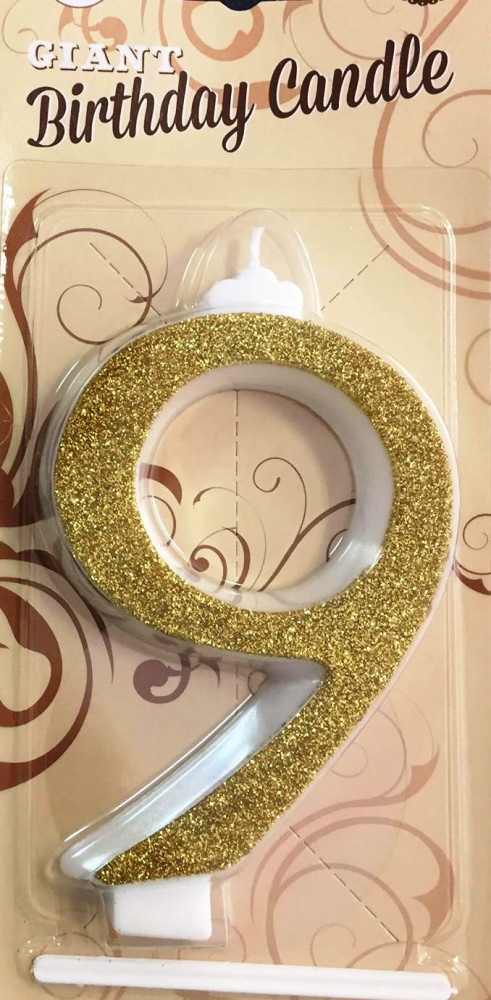 Image of Gyertya óriás - "9" Arany