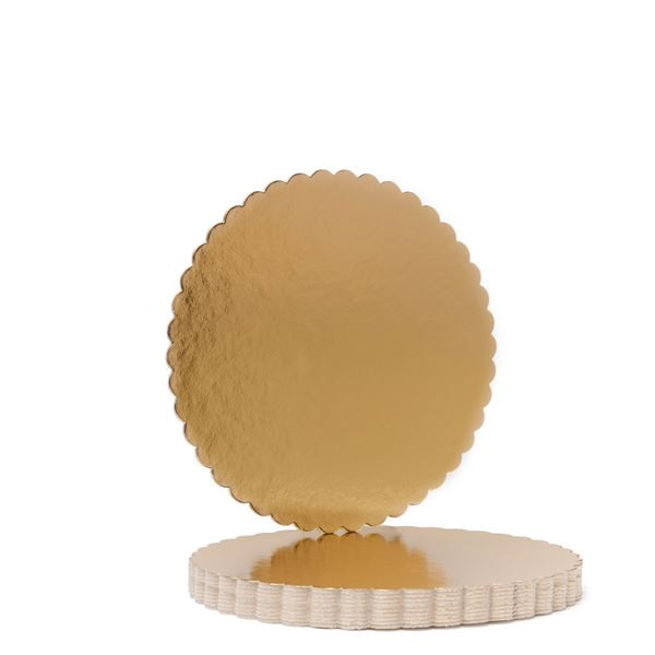 Image of Torta alátét kerek 28cm arany (3mm vastag)