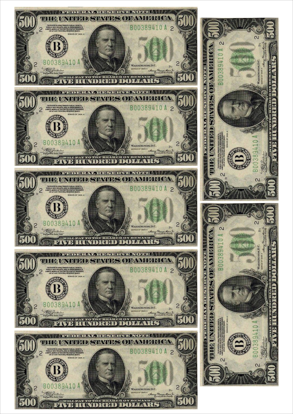 Image of Torta ostya - 500 Dollár A4 121.