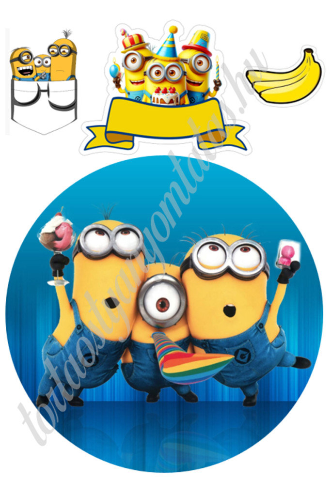 Image of Torta ostya - Minions A4 1.