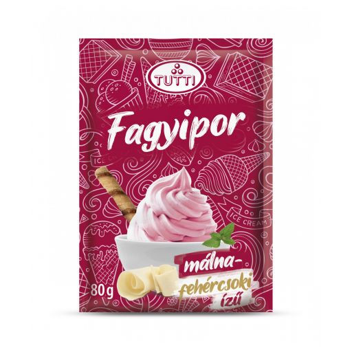 Image of Fagyipor TUTTI Málna-fehércsoki 80 g/cs