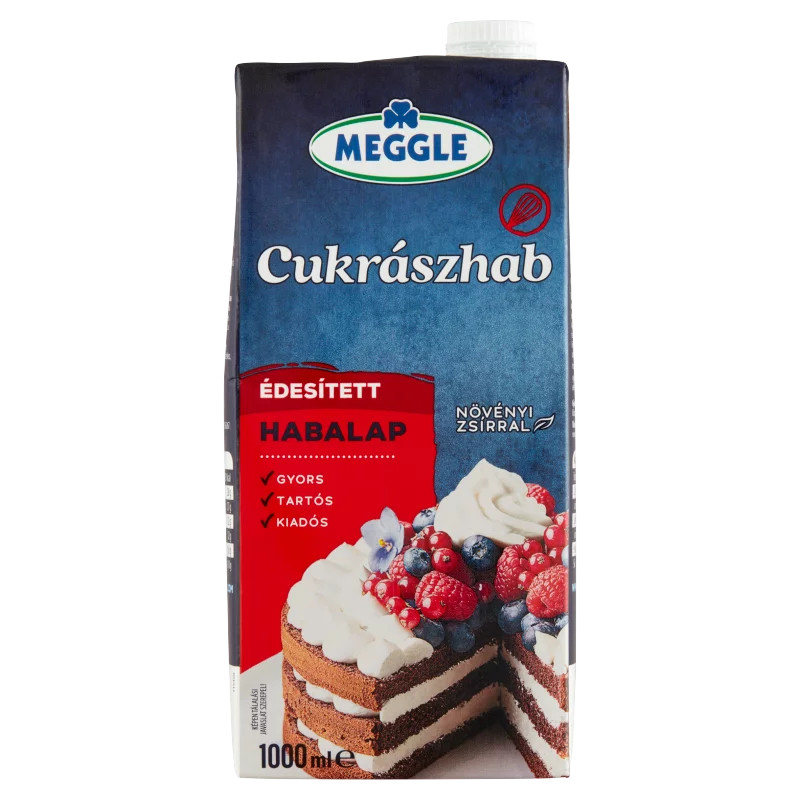 Image of Meggle cukrászhab habalap 1liter