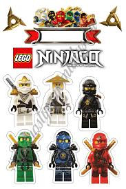 Image of Torta ostya - Ninjago A4 1.