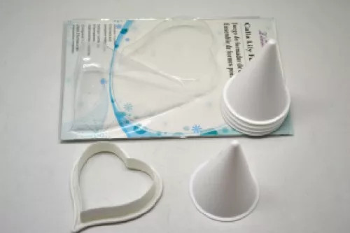 Image of Fondant / Marcipán kiszúró - Kála készítő készlet