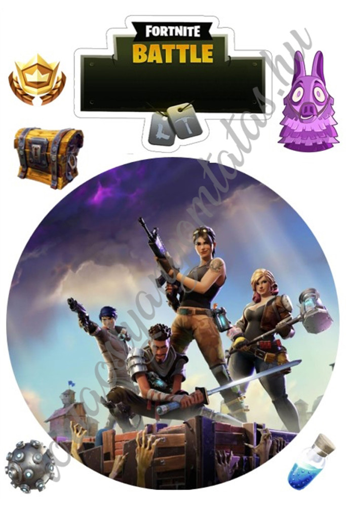 Image of Torta ostya - Fortnite A4 3.