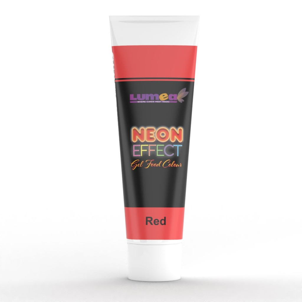 Image of Lumea neon hatású ételfesték gél 30g - Piros