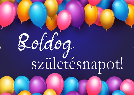 Image of Ostyakártya - Boldog születésnapot (kék, 6db)