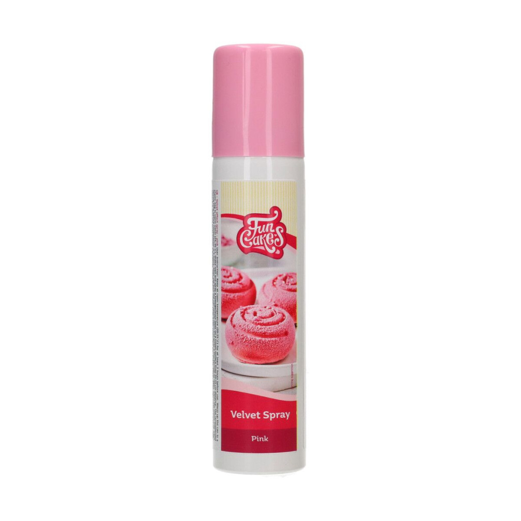 Image of Ételfesték Bársony spray FunCakes (100 ml) - Pink/Rózsaszín