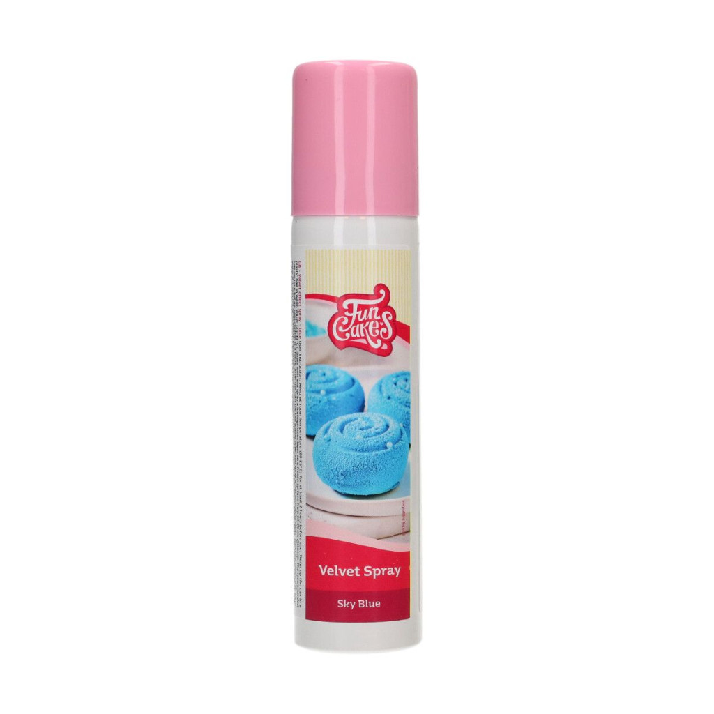 Image of Ételfesték Bársony spray FunCakes (100 ml) - Sky Blue/Ég Kék