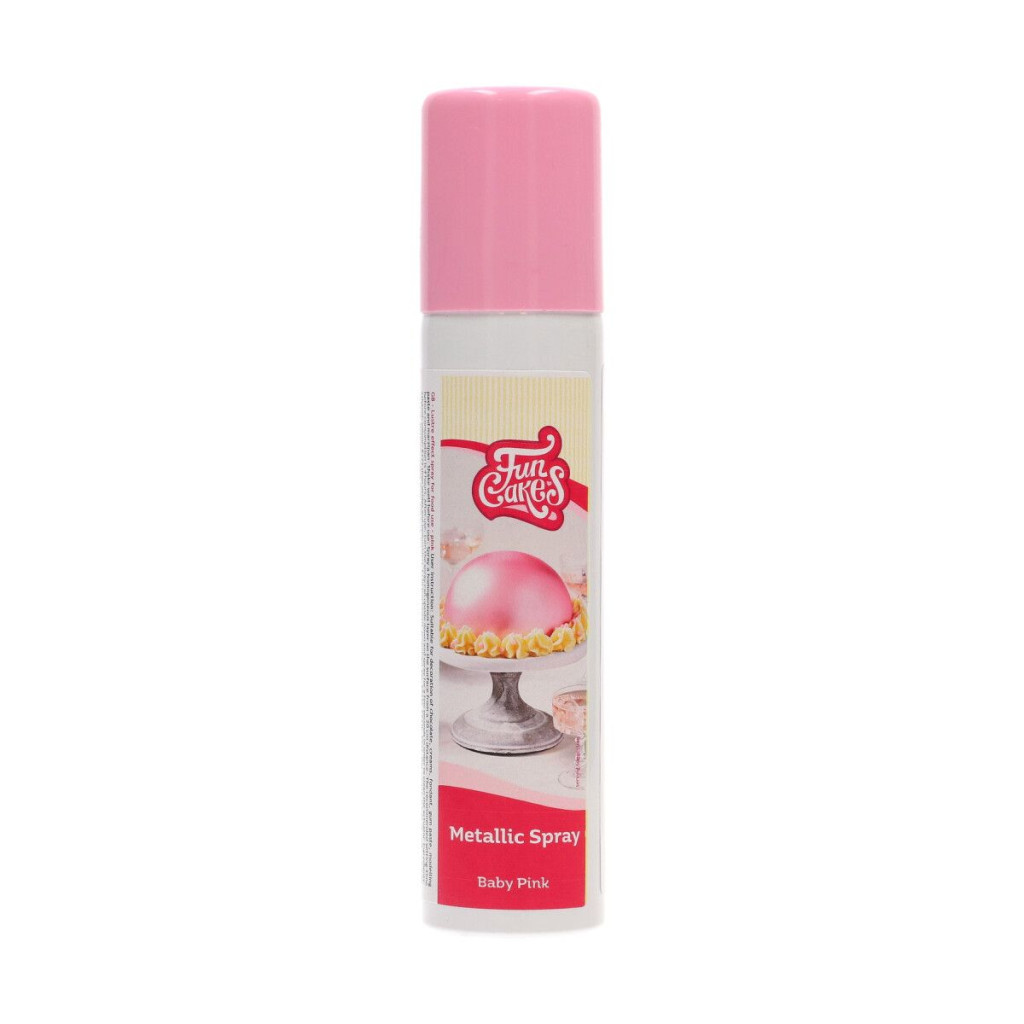 Image of Metál spray FunCakes 100ml - Pink/Rózsaszín