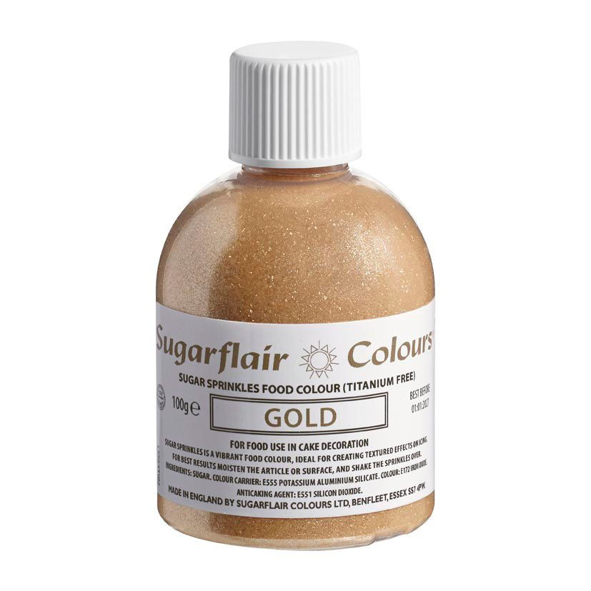 Image of Dekor cukor 100g - Arany