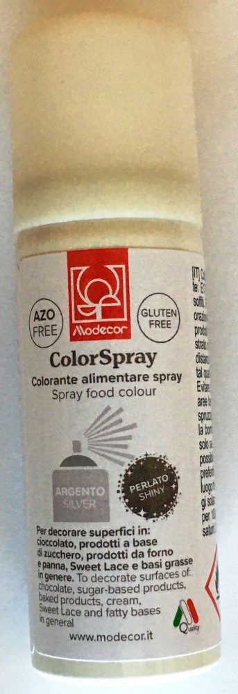 Image of Ételfesték spray 50ml - Gyöngyház fehér