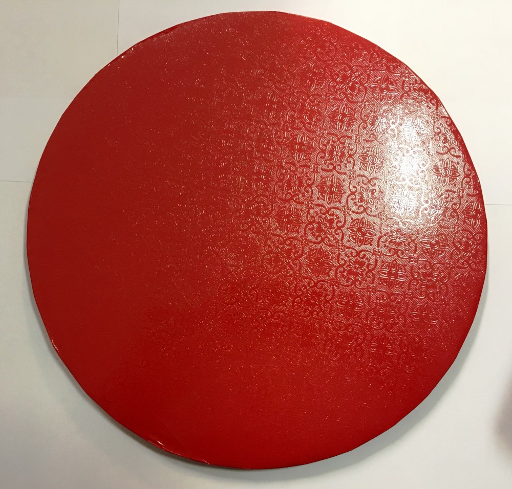 Image of Torta dob 30cm mintás piros