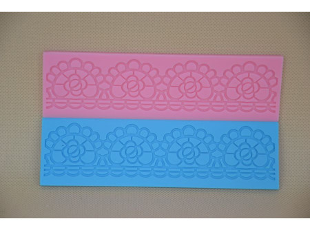 Image of Szilikon cukorcsipke forma - csipke