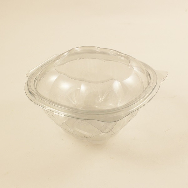 Image of Műanyag salátás tál 500ml egybefedeles 50db/cs