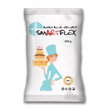 Image of Fondant Smartflex velvet Baby blue (világos kék) 250g