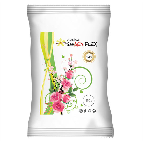 Image of Virágmassza Smartflex Flower 250g fehér , vanília ízű