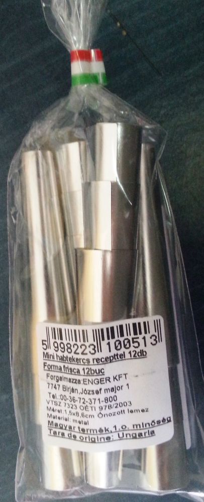 Image of Fém Habroló cső mini 12db-os