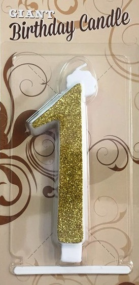 Image of Gyertya óriás - "1" Arany