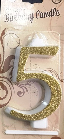 Image of Gyertya óriás - "5" Arany