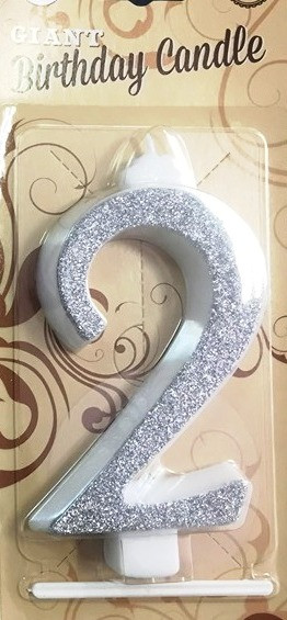 Image of Gyertya óriás - "2" Ezüst