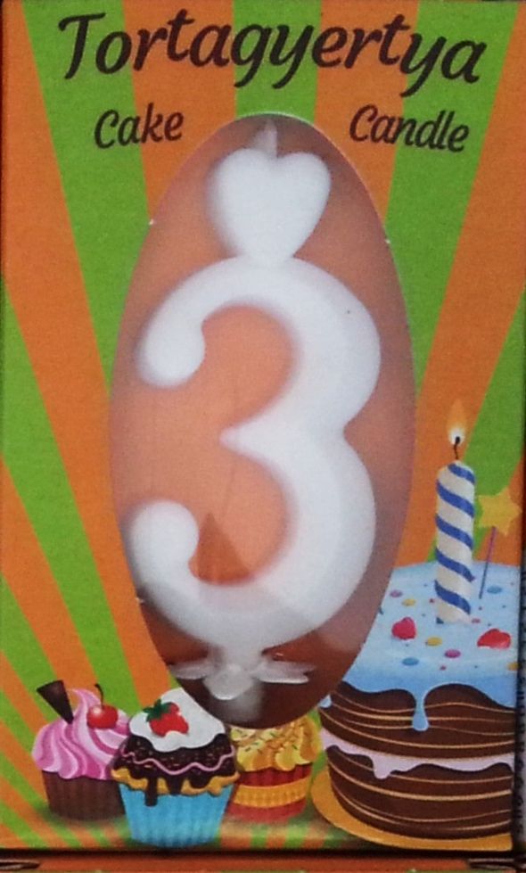 Image of Gyertya+talp fehér dobozos - "3"