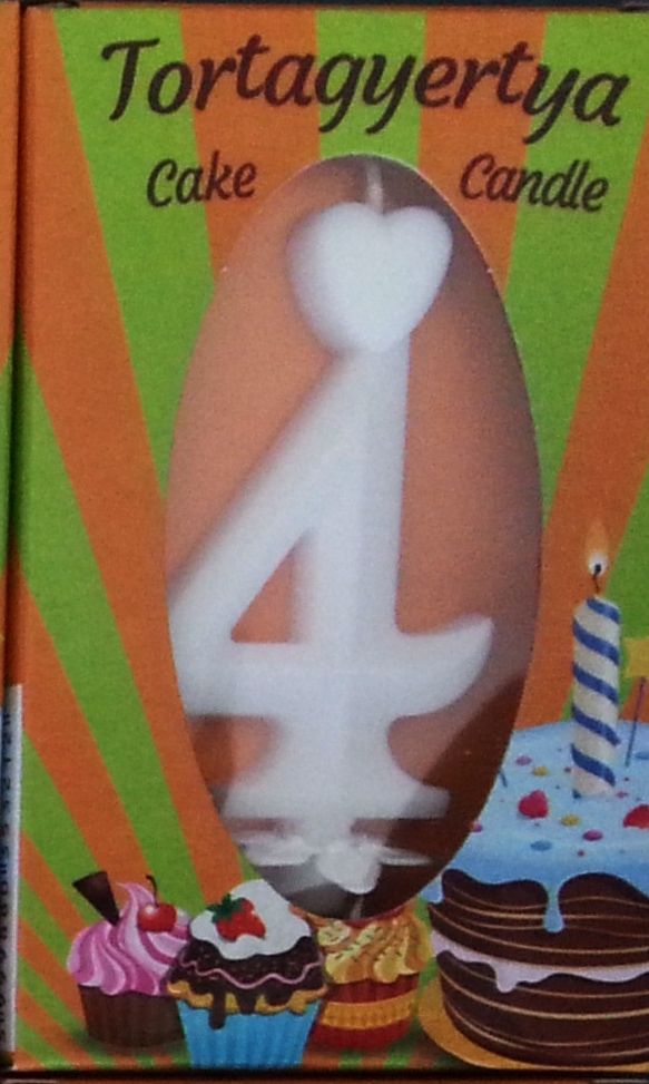 Image of Gyertya+talp fehér dobozos - "4"