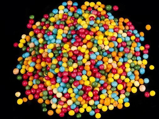 Image of Gabonagolyó 100g - Színes mix 2mm