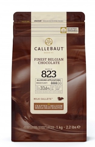 Image of Callebaut 823NV tejcsokoládé 33,6% 1 kg