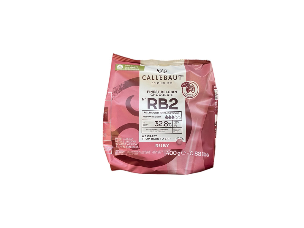 Image of Callebaut RB2 ruby tejcsokoládé 400g