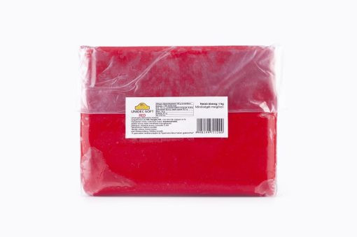Image of Fondant - Dekorációs massza Unidec soft 1kg - Piros